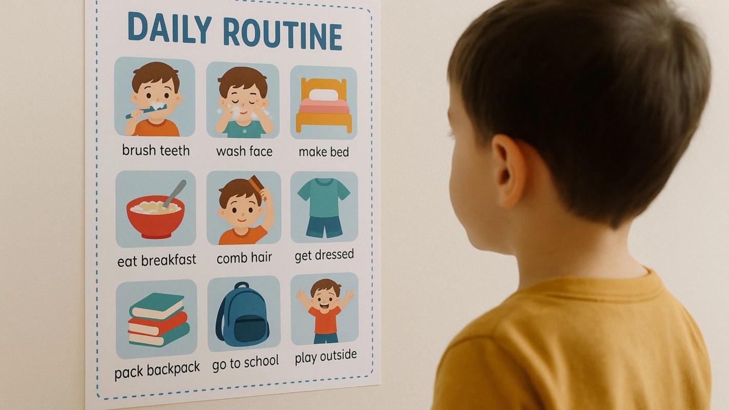 Tạo thói quen sinh hoạt lành mạnh cho bé 3