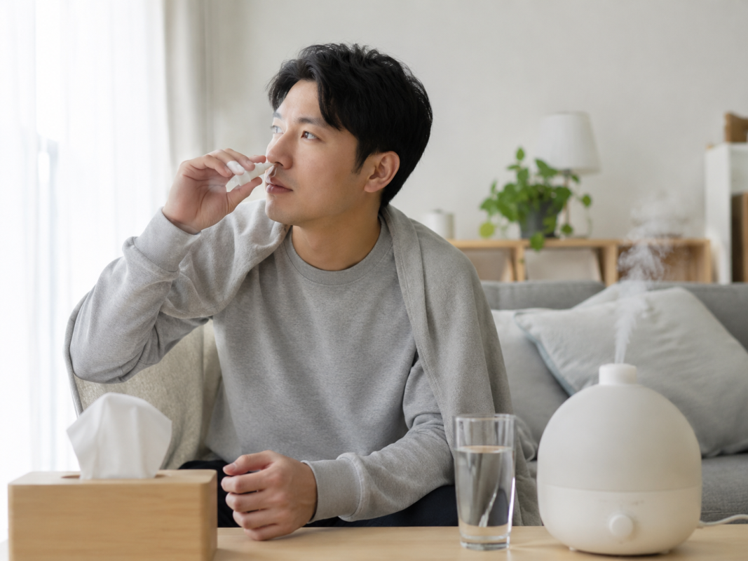 Ho, sổ mũi, đau họng: chăm sóc đúng để tránh lạm dụng kháng sinh
