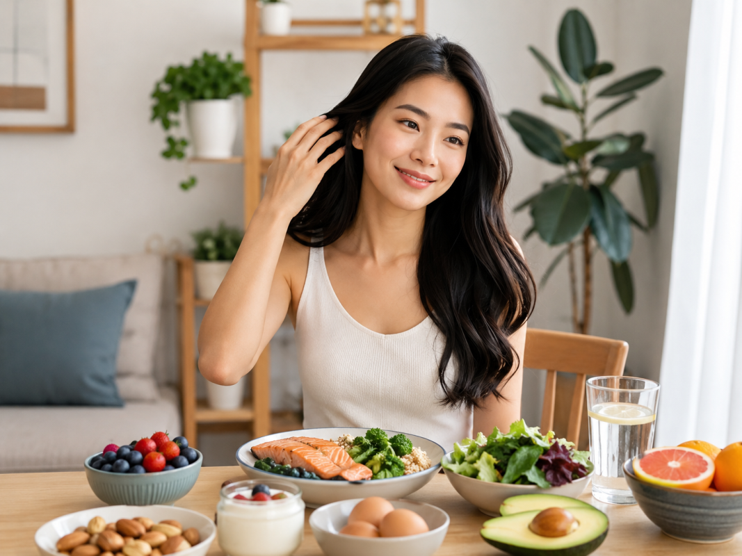 Tóc rụng, da xỉn, móng dễ gãy: ăn gì để đẹp từ bên trong?